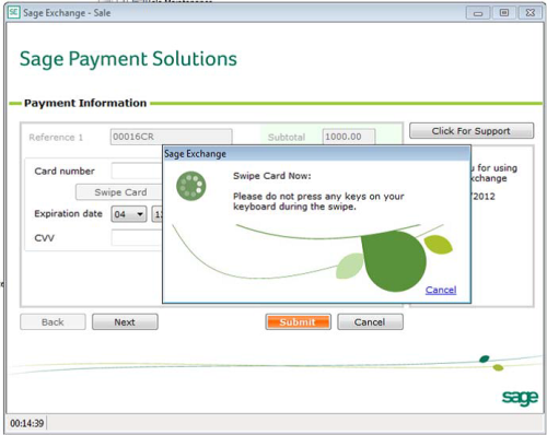 Sage Payment Solutions - Swipe